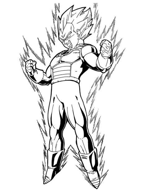 dibujos de vegeta|dibujos de vegeta para pintar.